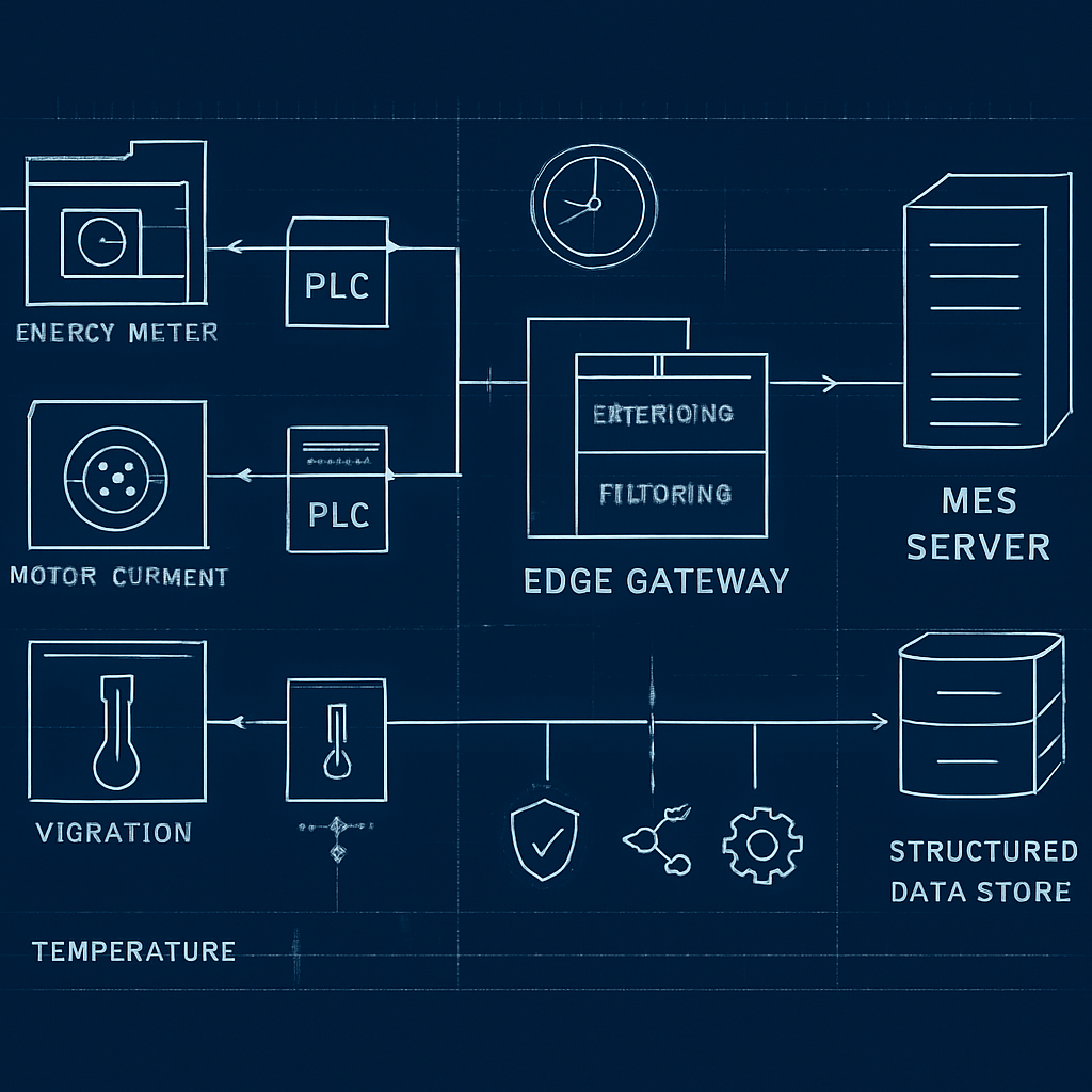 Üretim maliyeti sensör verisi: toplama ve işleme